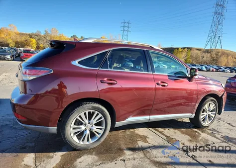 2013 Lexus Rx 350 Base z USA, uszkodzony, nr VIN 2T2BK1BA9DC209579